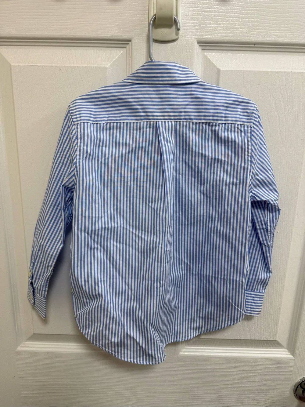 Polo by Ralph Lauren Blue Stripe Dress Shirt - Boys Size 4